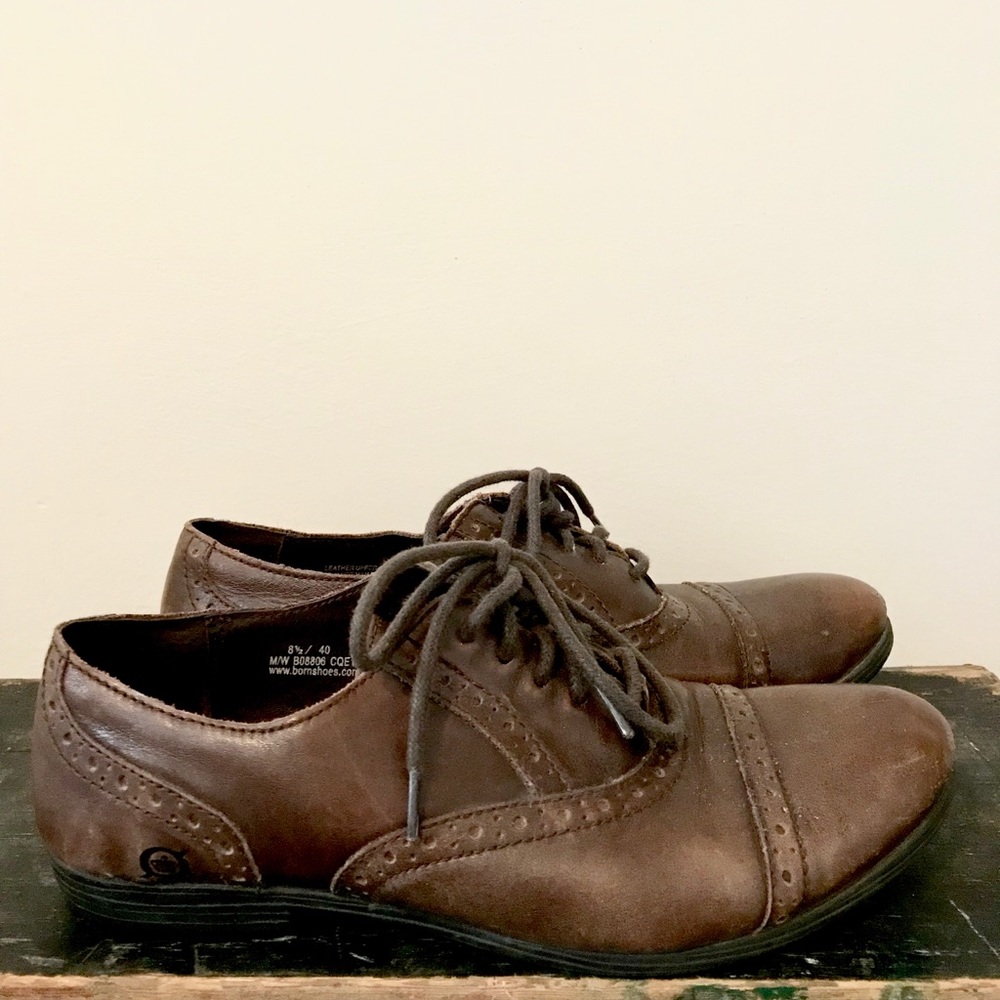 Women’s Oxfords - brown - Born Shoes